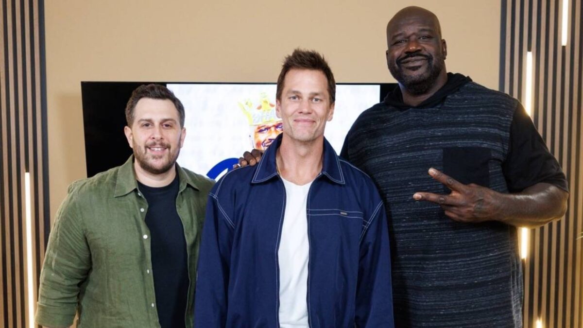 Adam Lefkoe, Tom Brady, and Shaquille O'Neal
