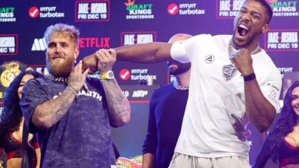 WATCH: Boxers Shockingly Pick Against Anthony Joshua on Stage Ahead of Jake Paul Fight