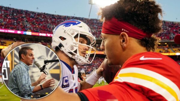 Colin Cowherd Bizarrely Claims Josh Allen Has Surpassed Patrick Mahomes in the Last 2 Years