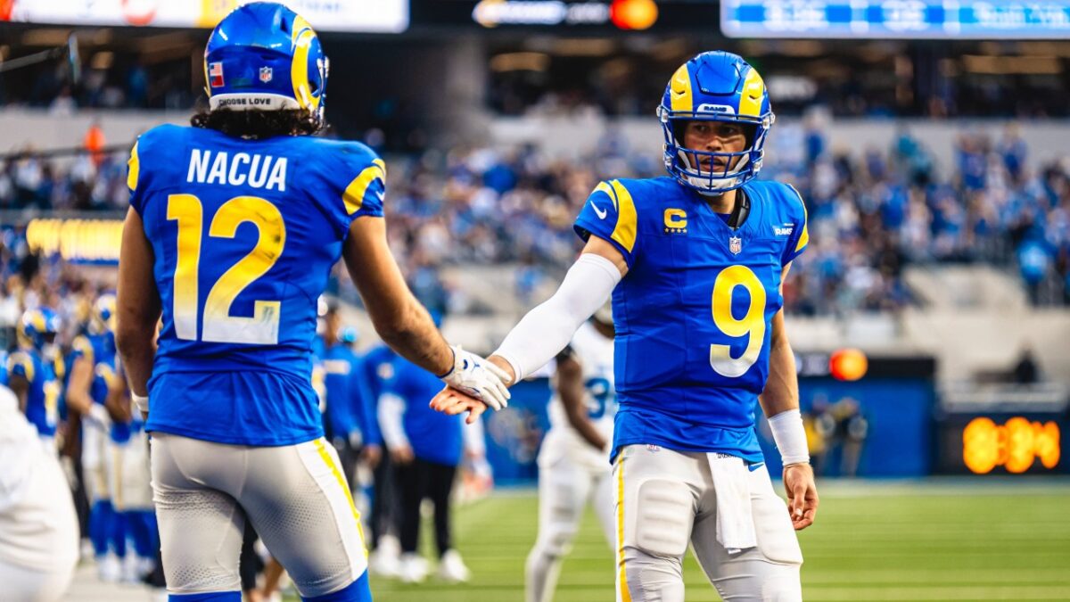 Puka Nacua and Matthew Stafford had a terrific game against Seahawks