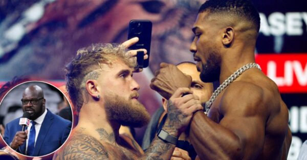 Anthony Joshua vs. Jake Paul Scripted? Shaquille O’Neal Lays Down Verdict After Knockout Ending