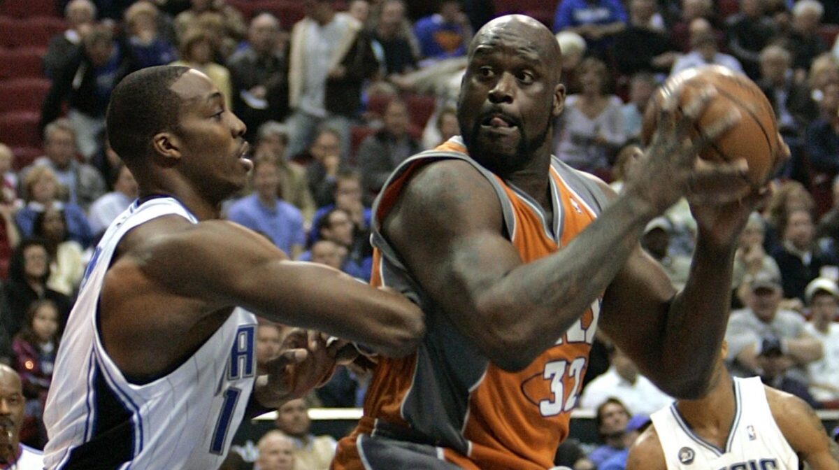 Dwight Howard and Shaquille O'Neal