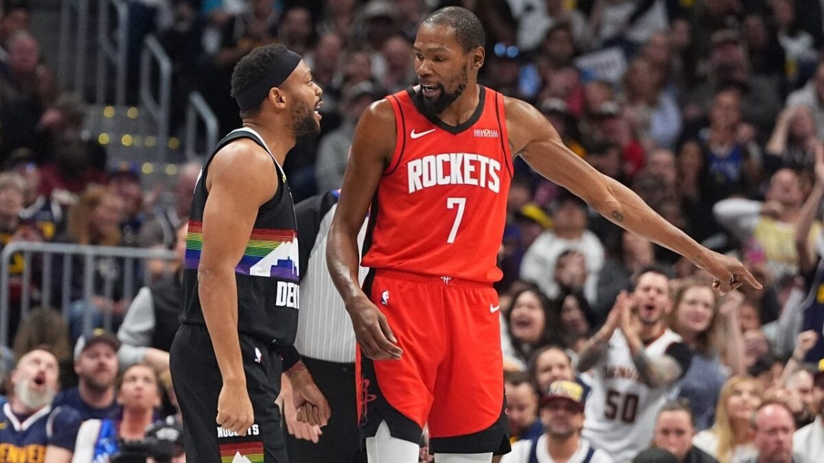 Bruce Brown and Kevin Durant