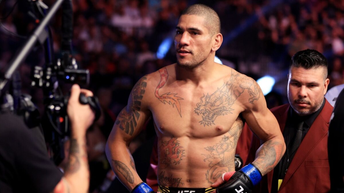 Alex Pereira gifts his nephew a bike