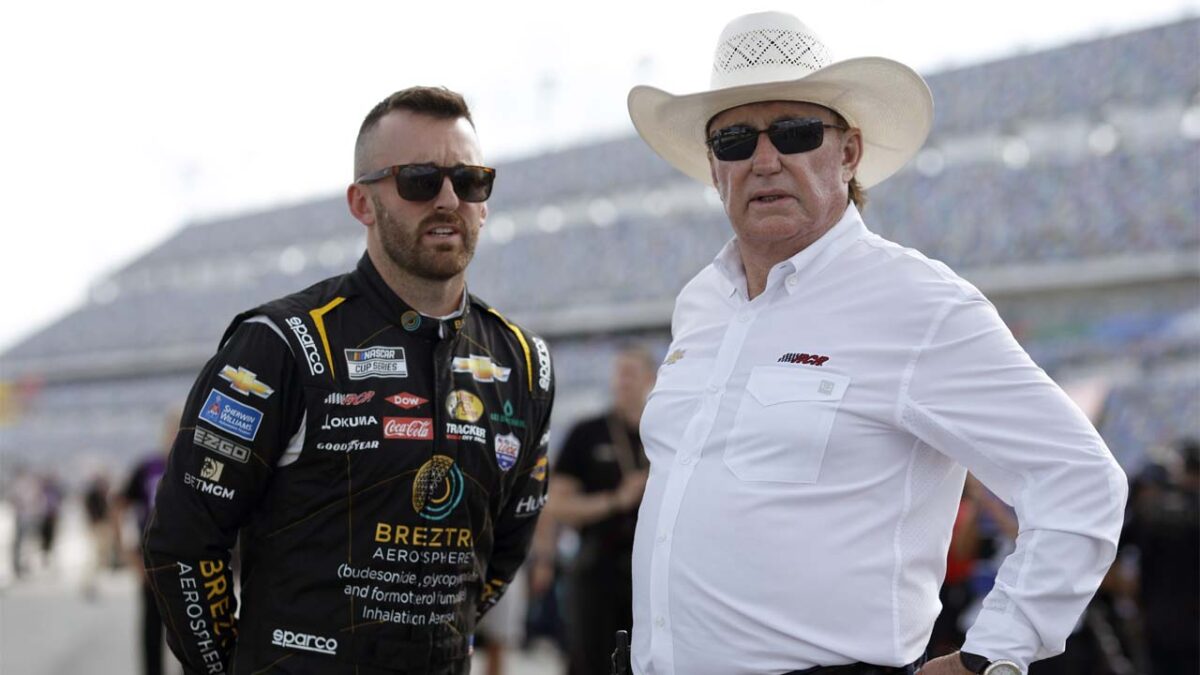 Austin Dillon and Richard Childress (via Getty)