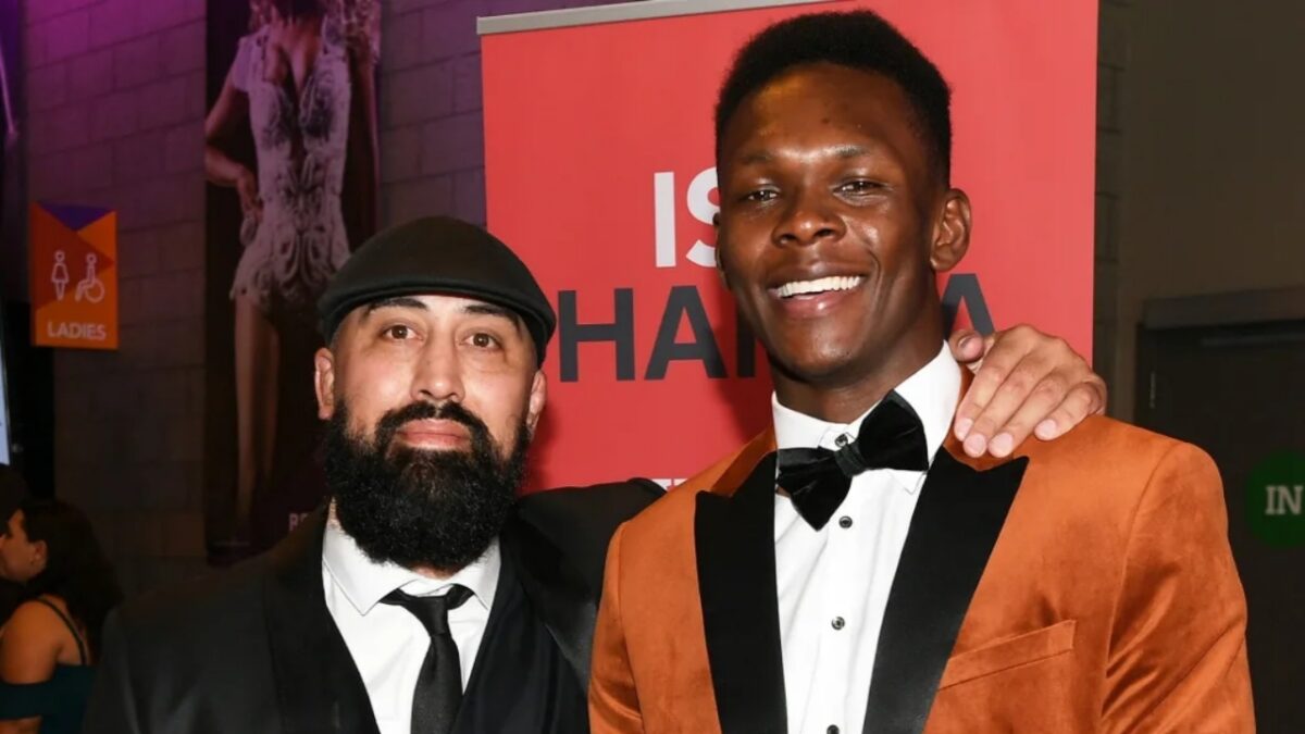 Israel Adesanya and Eugene Bareman
