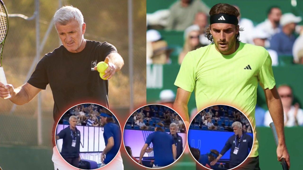 (Video) Stefanos Tsitsipas Ignores Father and Coach Apostolos’ Low-Five During United Cup