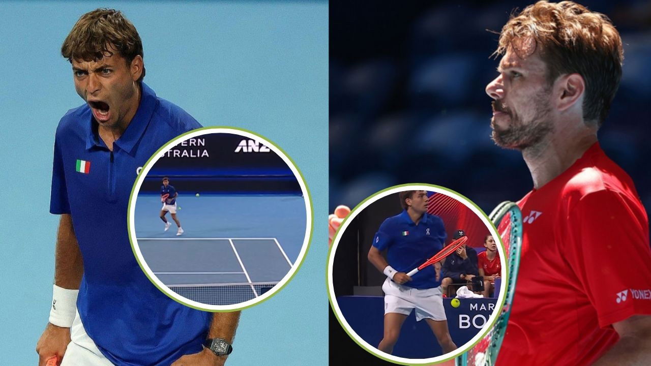 (Video) Flavio Cobolli Argues with Chair Umpire and Stan Wawrinka Over Hindrance Calls at United Cup