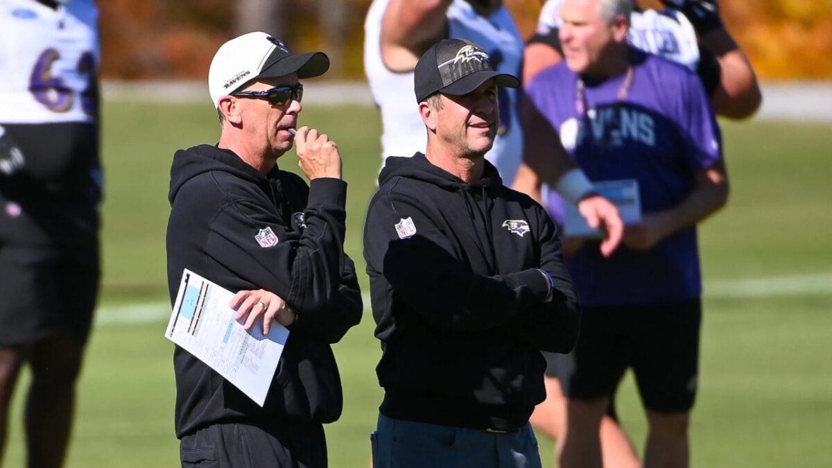 Ravens Choose Lamar Jackson Over John Harbaugh’s 18-Year Tenure, Says Skip Bayless 1 OC Todd Monken and John Harbaugh