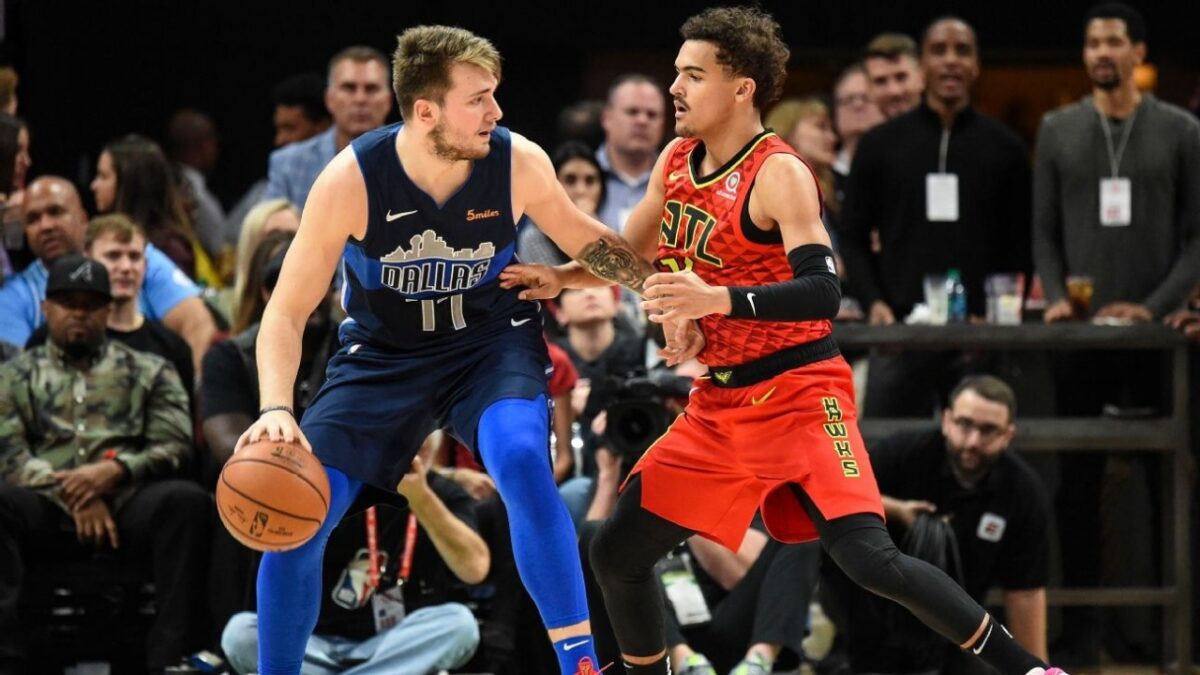 Luka Doncic and Trae Young