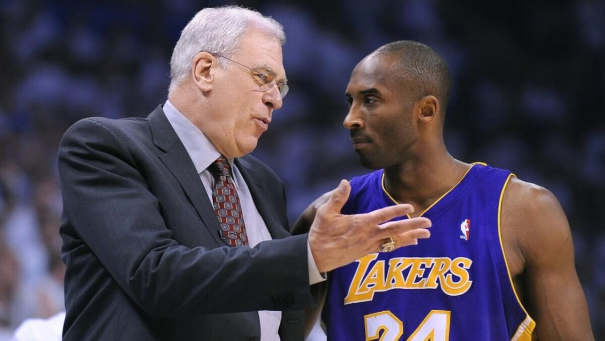 Phil Jackson and Kobe Bryant