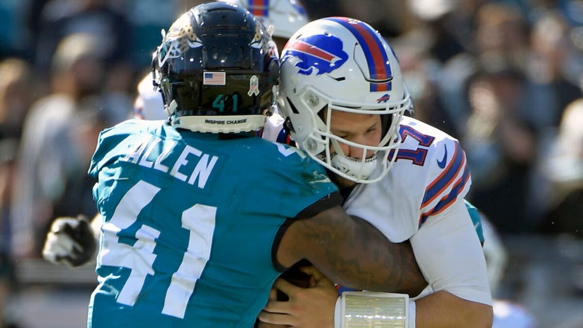 Josh Hines-Allen could be a problem for Josh Allen