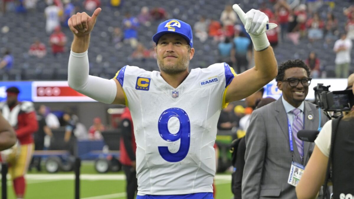 Matthew Stafford's Clutch 4th Quarter Performance Against Panthers Has Fans Crowning Him the MVP 1 Matthew Stafford's Clutch 4th Quarter Performance Against Panthers Has Fans Crowning Him the MVP