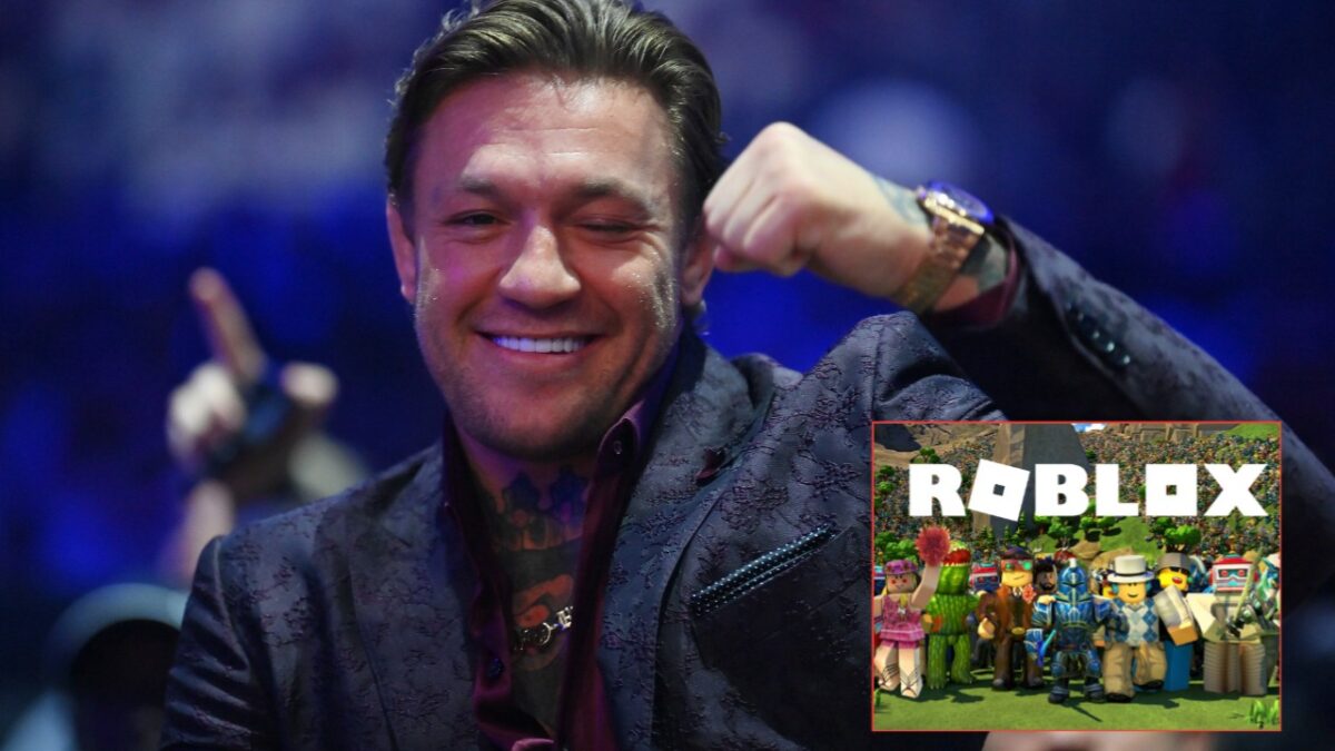 WATCH Conor McGregor Hilariously Drops F Bomb On Family Friendly Conor McGregor Drops F Bomb While Streaming Robolox 1200x675 