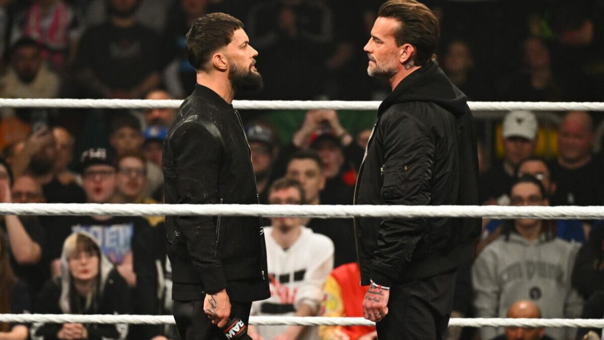 Finn Bálor and CM Punk on Raw