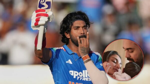 (Video) KL Rahul’s Iconic Celebration For His Daughter After Scoring 8th ODI Ton in Rajkot