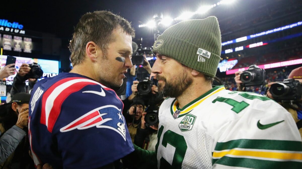 Tom Brady and Aaron Rodgers