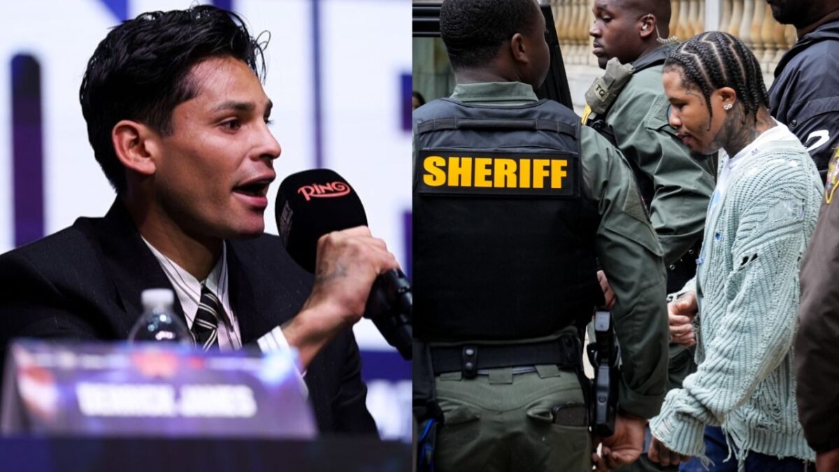 Ryan Garcia takes a jibe at Gervonta Davis