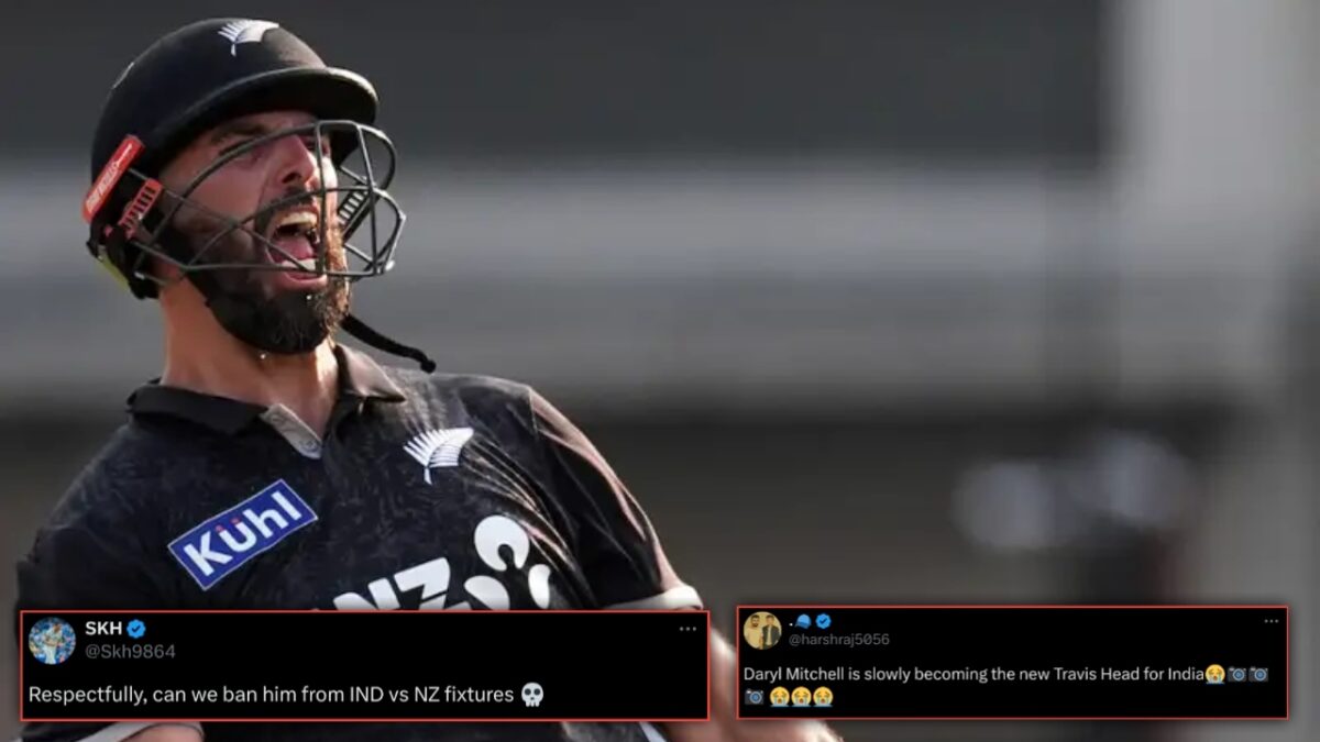 Daryl Mitchell Scores Mega Ton Against India Yet Again in Indore, Extends Streak 1 Daryl Mitchell fans