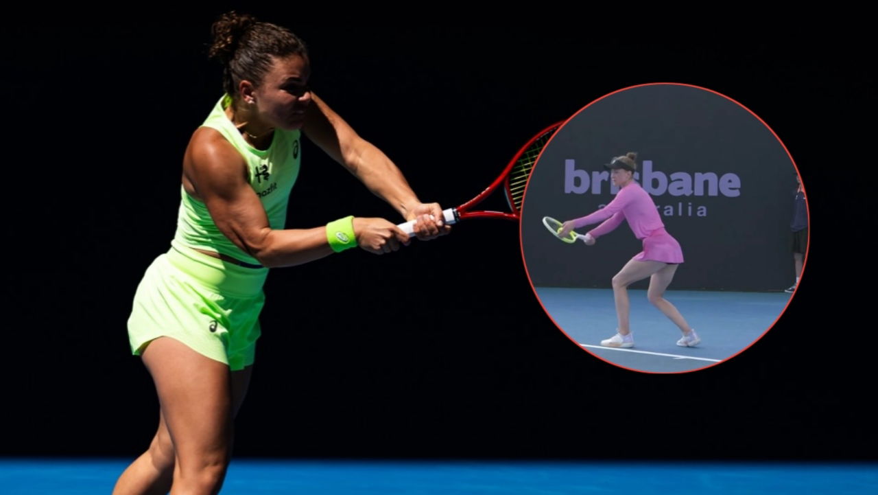 (Video) Aliaksandra Sasnovich Goes Viral With an Unorthodox Service Motion During Australian Open Encounter Against Jasmine Paolini