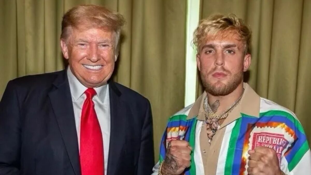 Donald Trump and Jake Paul
