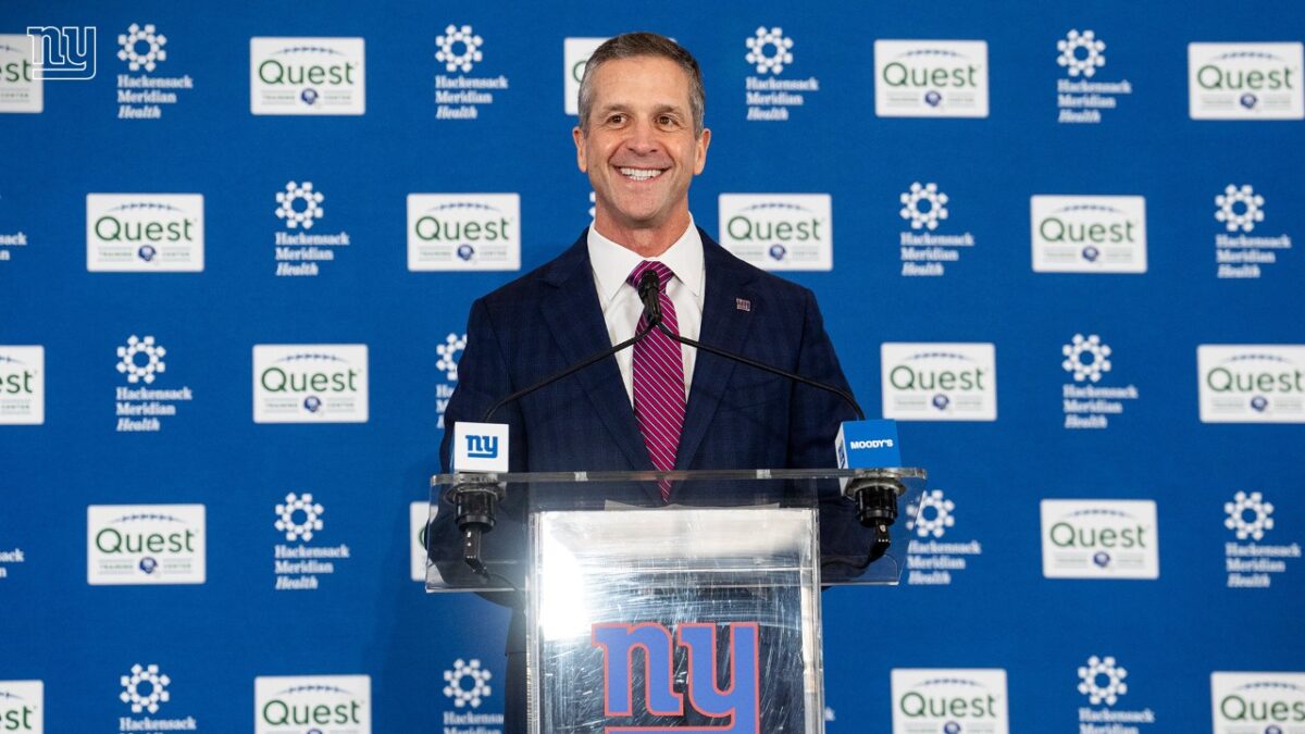 John Harbaugh wants to make Giants champions