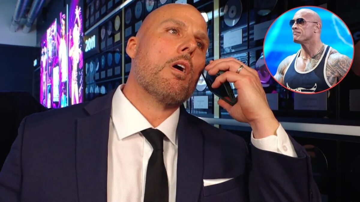 Adam Pearce and The Rock