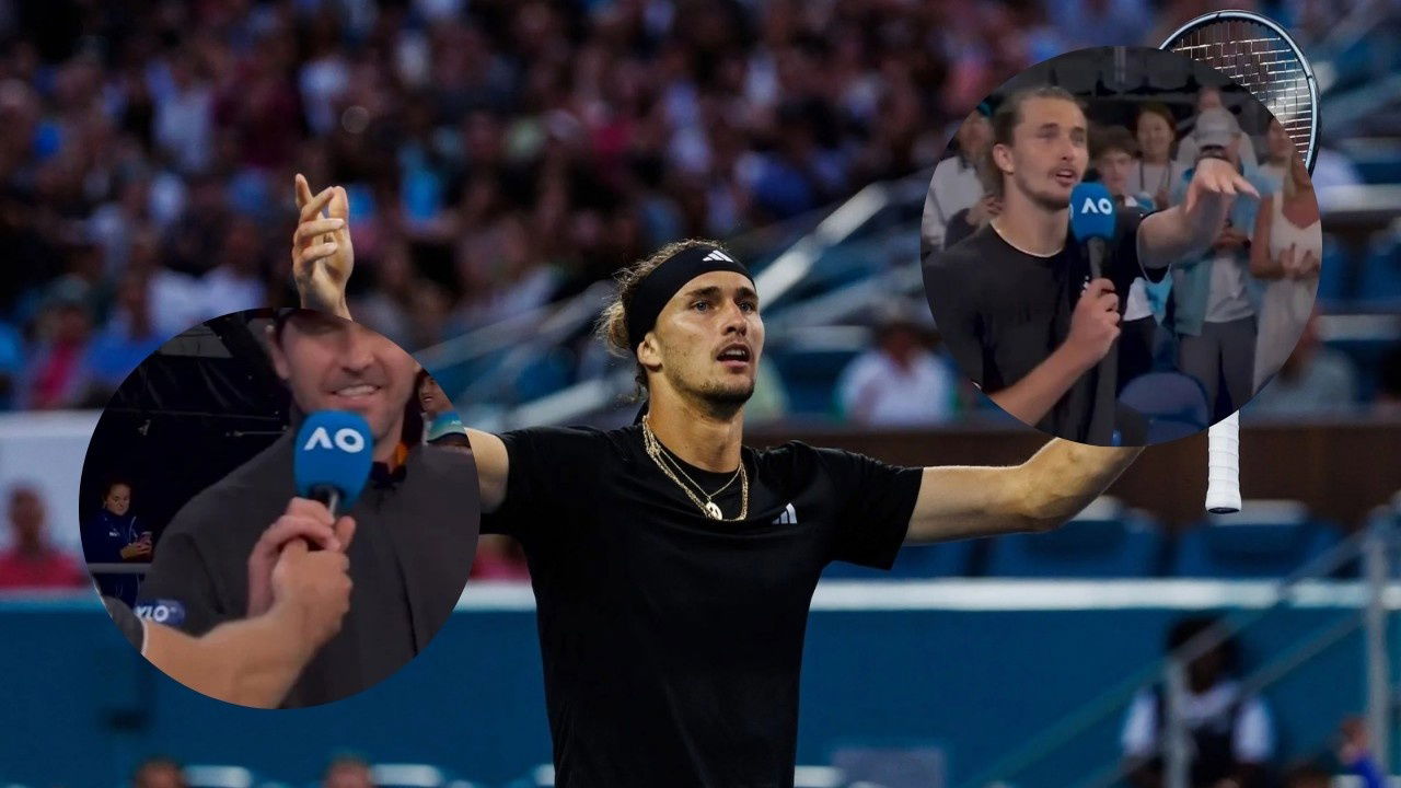 (Video) Alexander Zverev Calls Out Brother Mischa Zverev After Surviving Scare at Australian Open