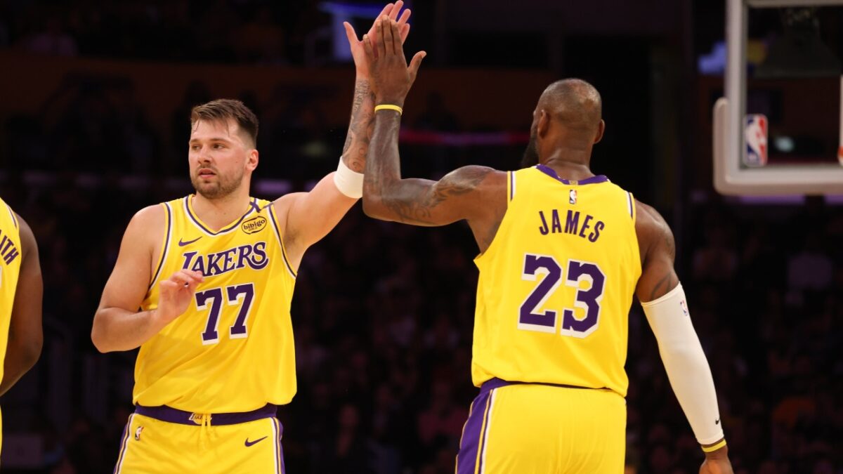 Luka Doncic and LeBron James' chemistry has grown