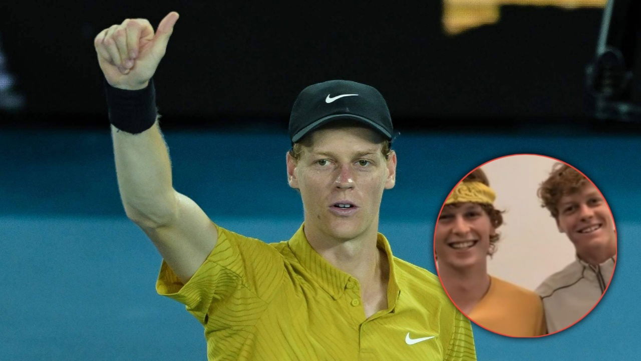 (Video) Jannik Sinner Couldn’t Stop Smiling Seeing his Doppleganger at the Australian Open