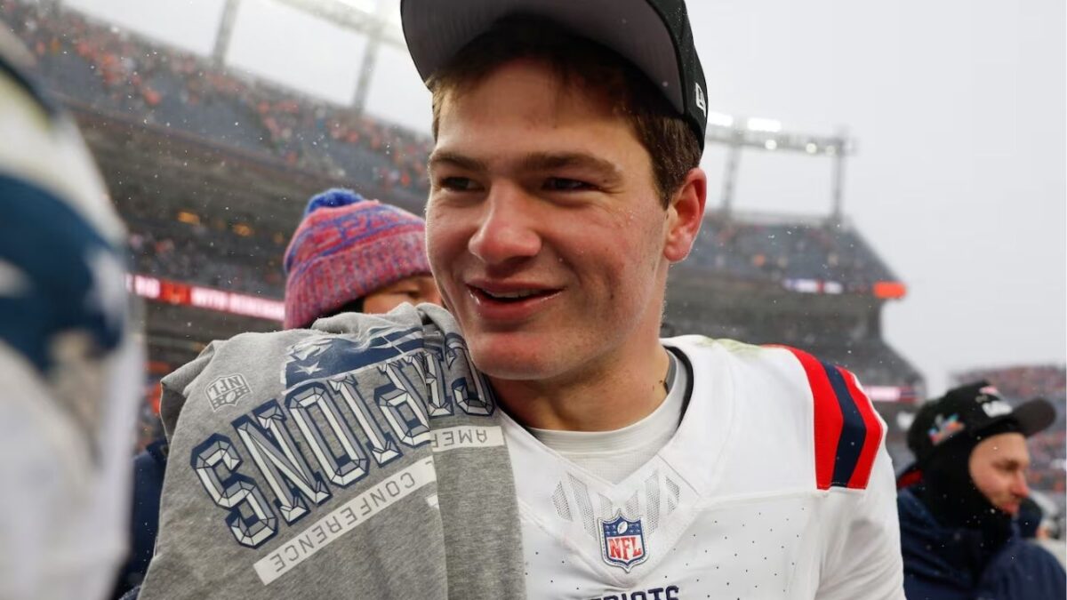 Skip Bayless Bizarrely Implies Drake Maye Reaching the Super Bowl in His Second Year Will Make Tom Brady Jealous 1 Drake Maye