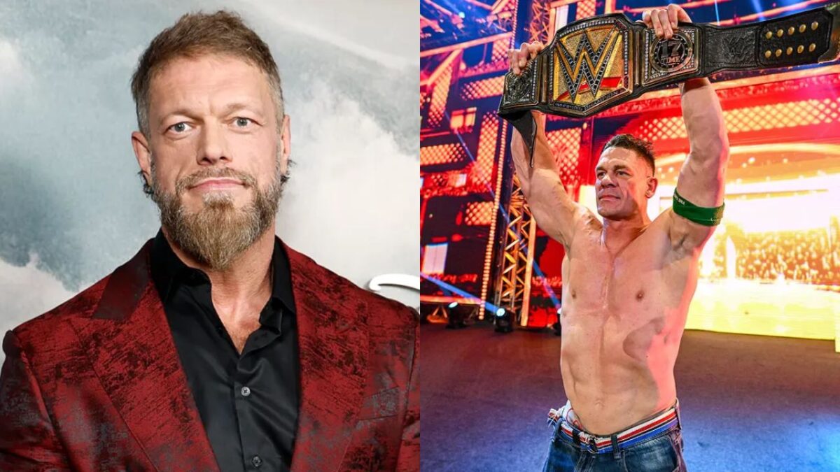 Adam Copeland and John Cena