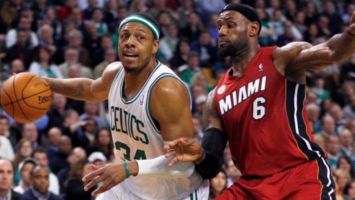 Paul Pierce and LeBron James