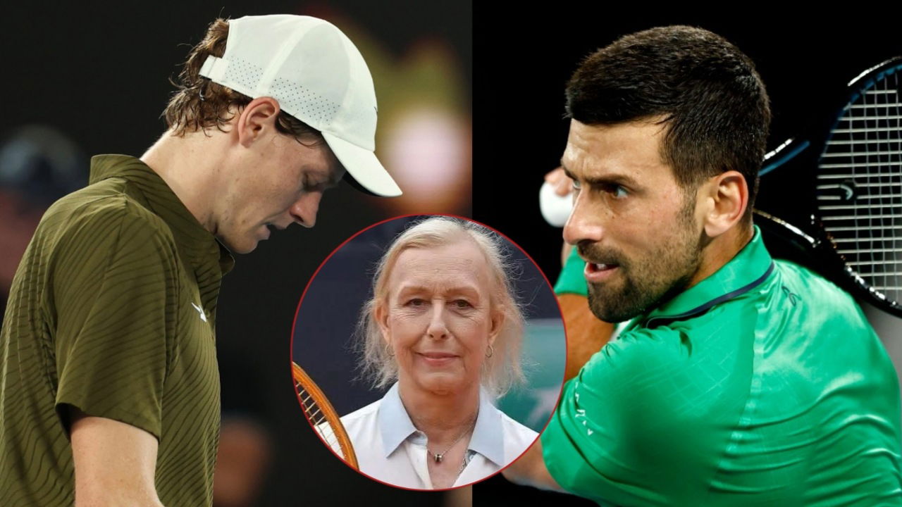 Martina Navratilova Astonished by Novak Djokovic’s Australian Open Semifinal Win Despite Statistical Inferiority: “On Paper, Sinner Wins”