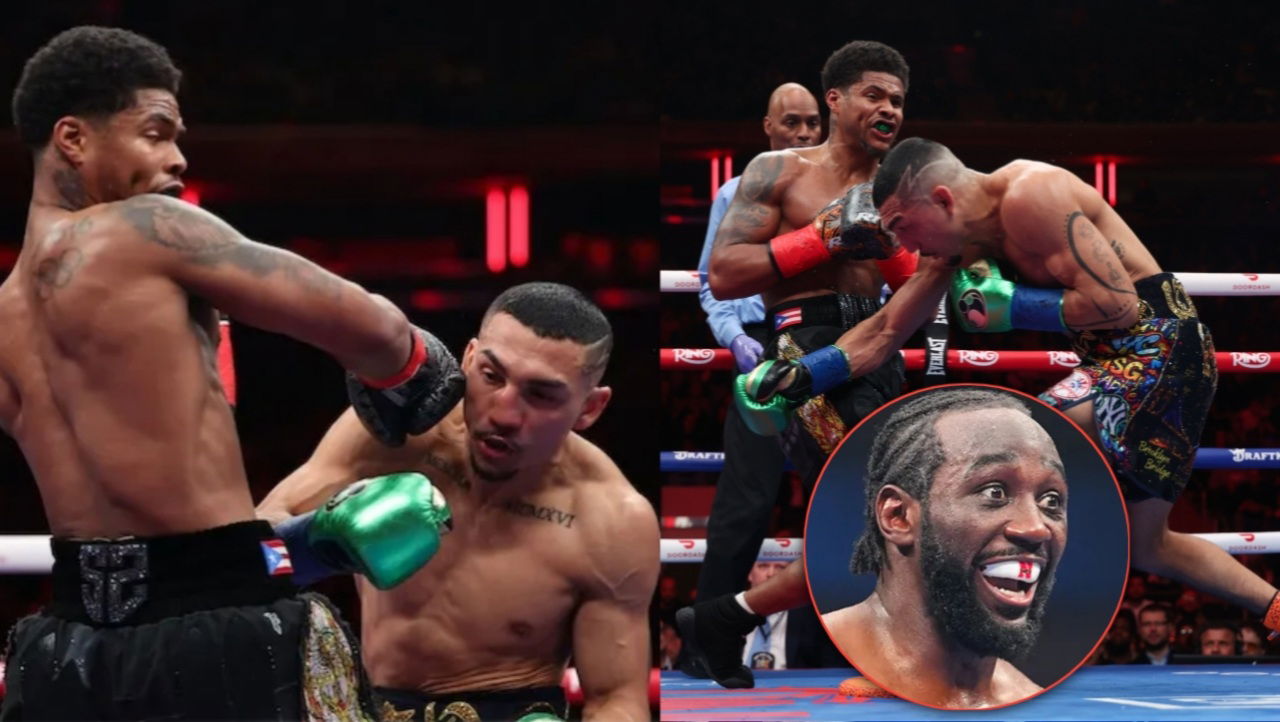 (Video) Savage Terence Crawford Goes Viral for Trolling Teofimo Lopez After Shakur Stevenson’s Win