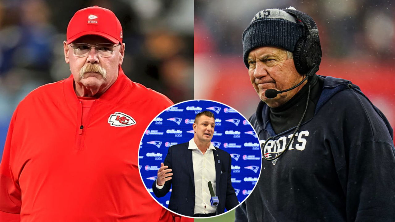 Rob Gronkowski Raises Eyebrows With Andy Reid Hall of Fame Argument Amid Bill Belichick Snub