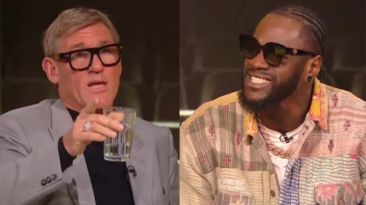 Deontay Wilder snaps at interviewer