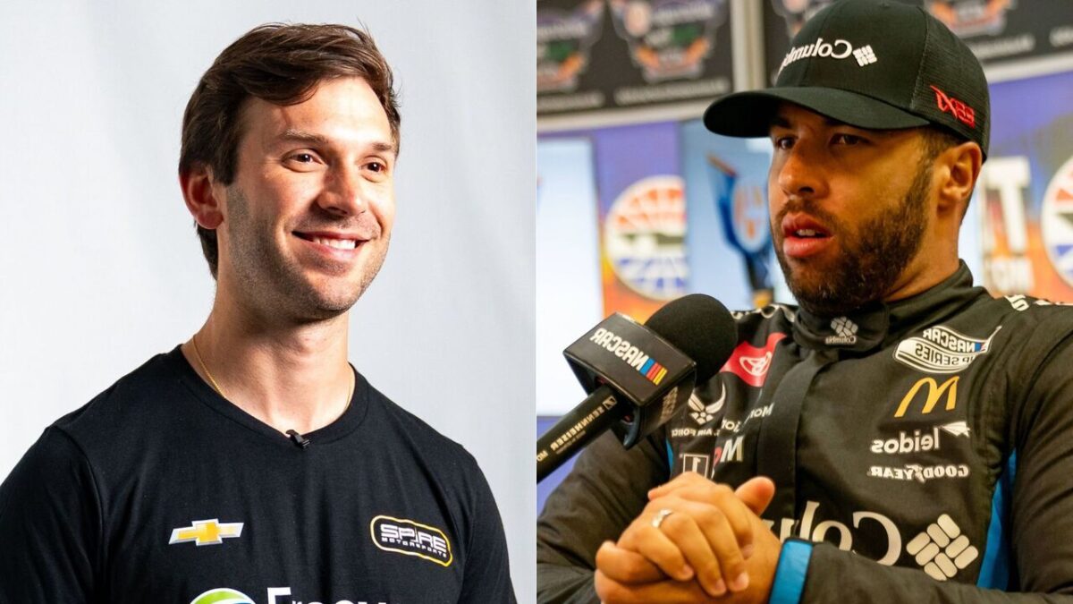 Daniel Suarez and Bubba Wallace