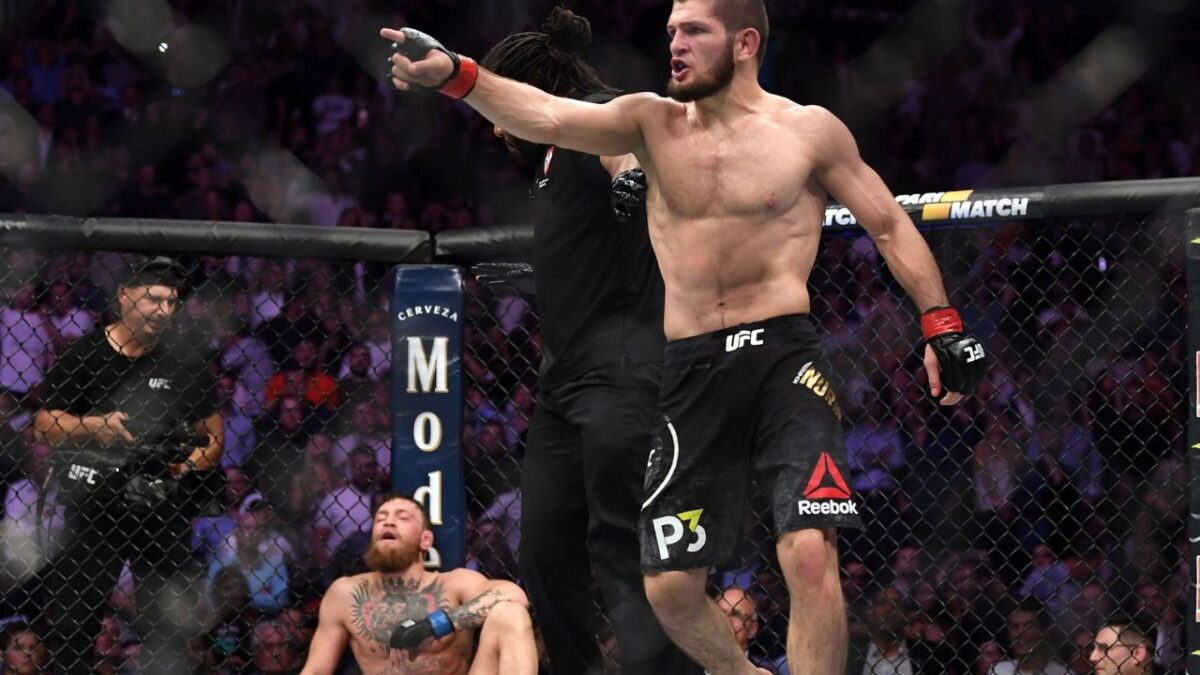 Khabib Nurmagomedov beats Conor McGregor at UFC 229