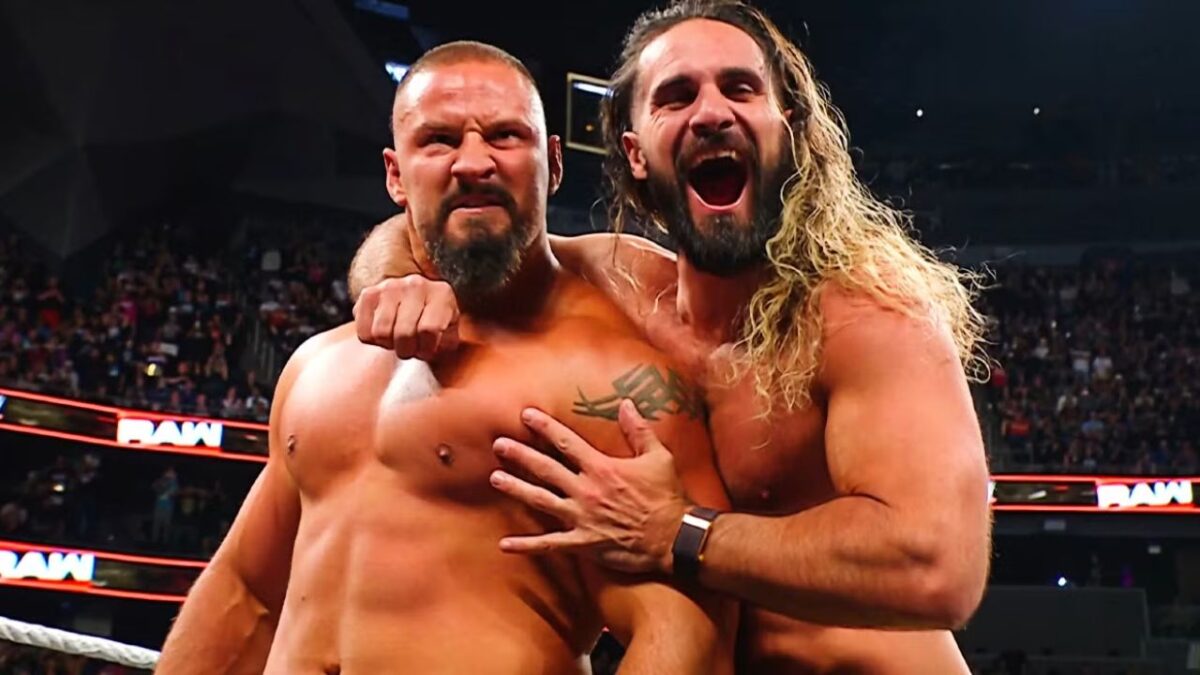 Bron Breakker and Seth Rollins