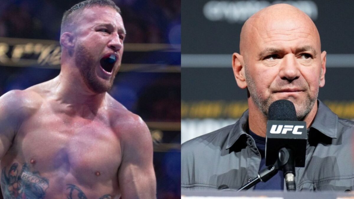 Dana White gets an offer from Justin Gaethje 