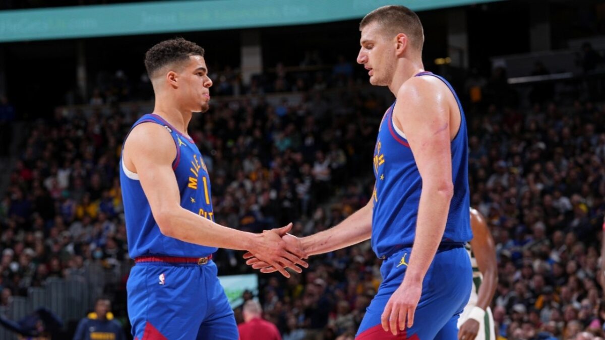 Michael Porter Jr. and Nikola Jokic