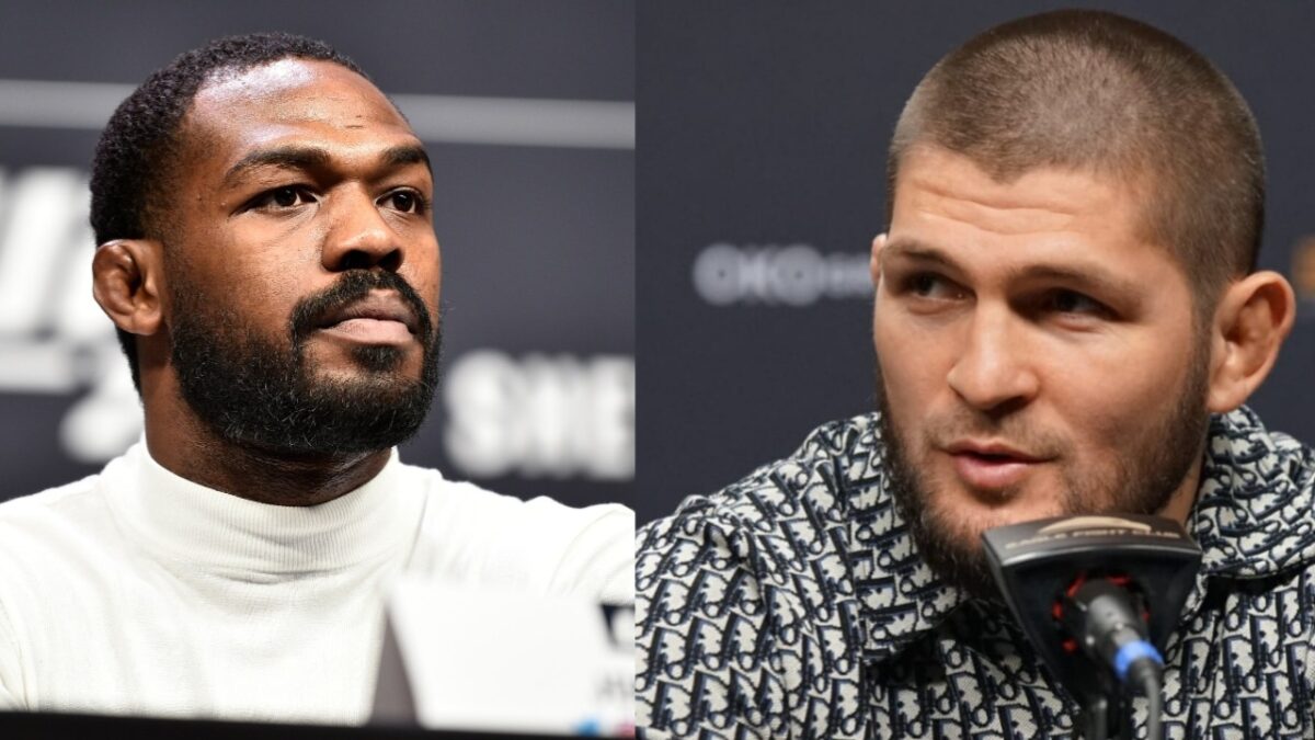 Khabib Nurmagomedov and Jon Jones in GOAT debate