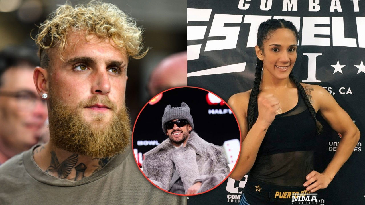⁩Puerto Rican Boxer Amanda Serrano Calls Out Jake Paul’s ‘Fake American’ Comment Towards Bad Bunny