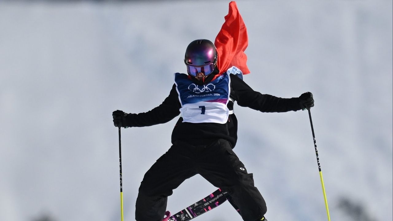 Mathilde Gremaud’s Victory Lap with Swiss Flag As A Superhero Cape Goes Instantly Viral