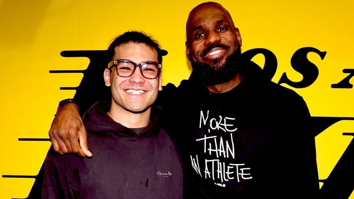 Los Angeles superstars Puka Nacua and LeBron James
