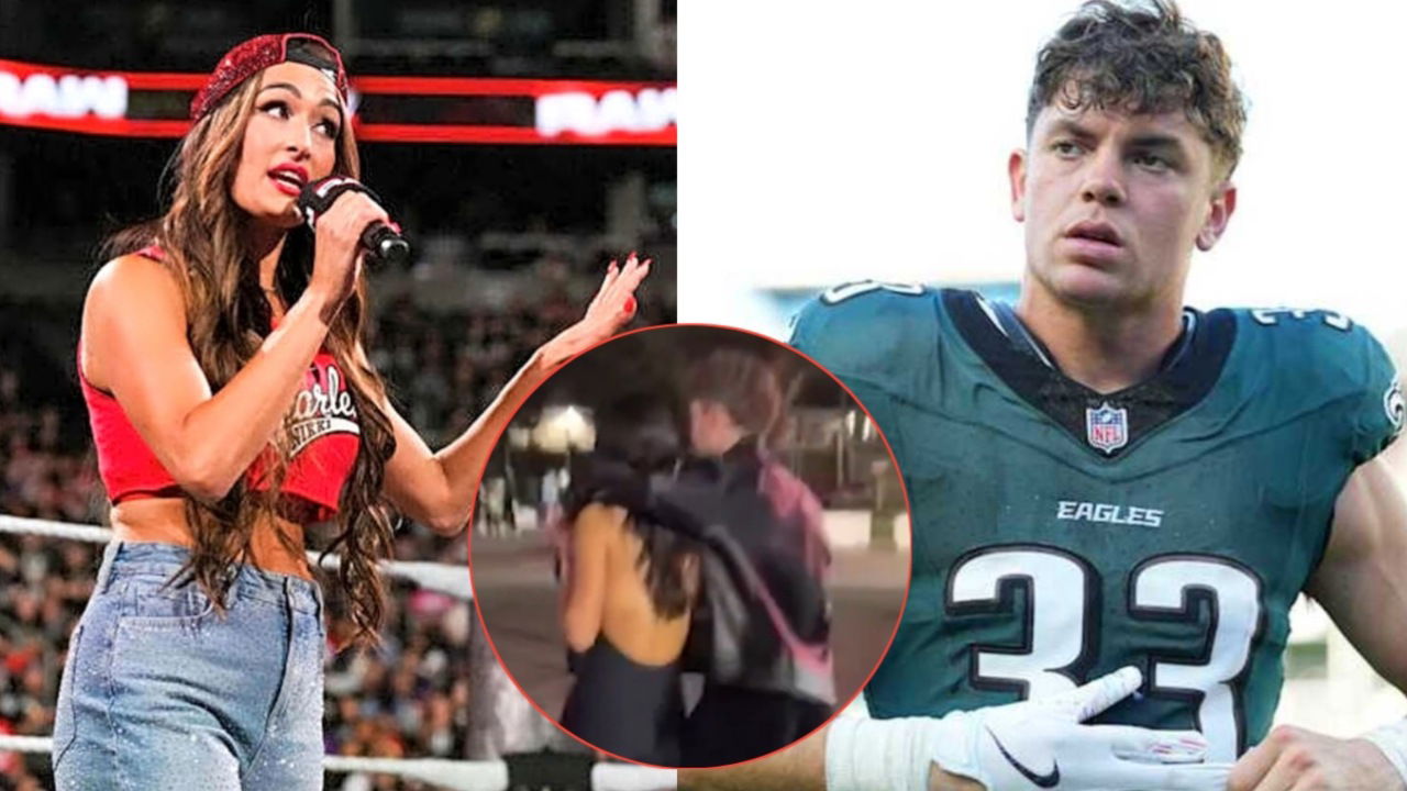 (Video) Cooper DeJean Leaves Super Bowl Party with Mystery Woman Days After Nikki Bella Seemingly Confirmed Their Relationship
