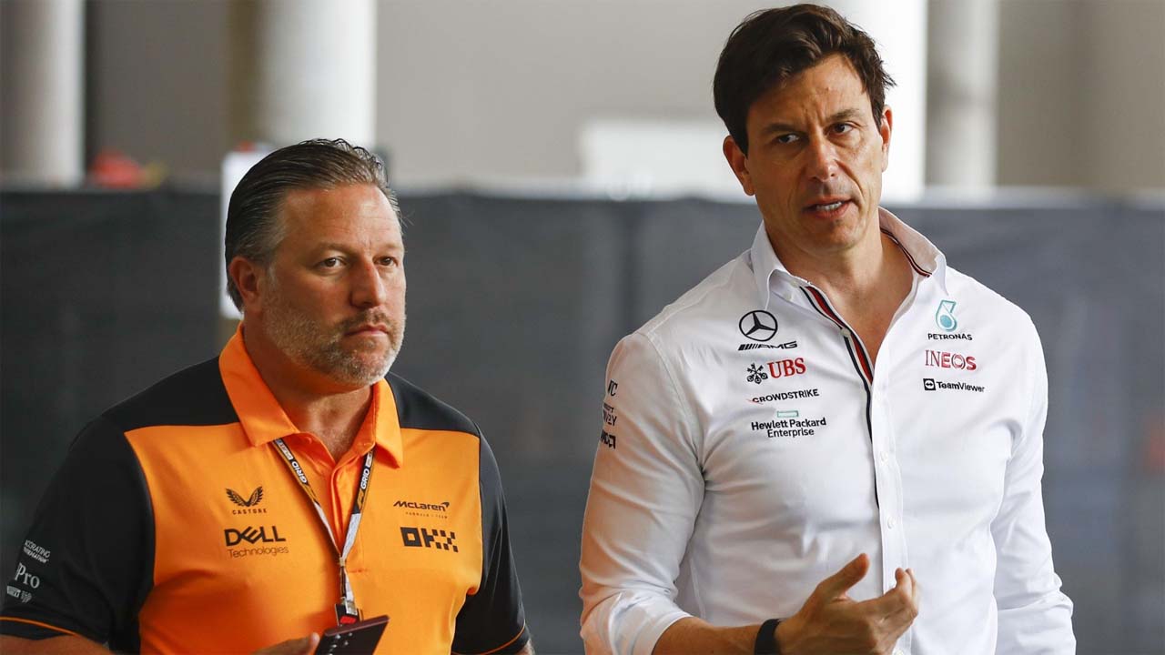 Zak Brown Labels Mercedes Compression Ratio Saga “Typical F1 Politics”