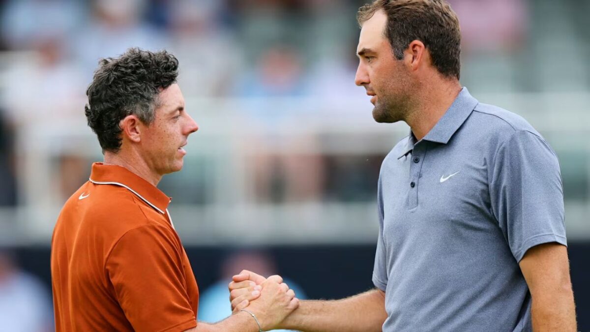 Brandel Chamblee Claims Rory McIlroy Cannot Beat Scottie Scheffler if World No.1 Plays at His Best at PGA Championship 1 Rory McIlroy and Scottie Scheffler