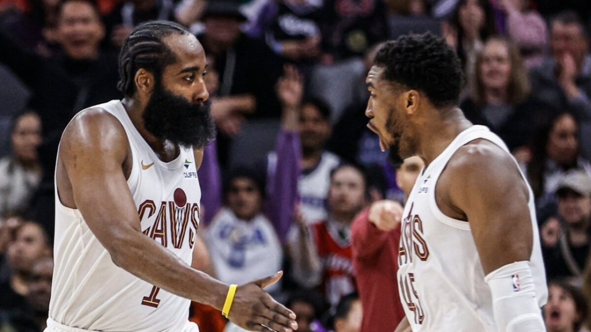 James Harden and Donovan Mitchell